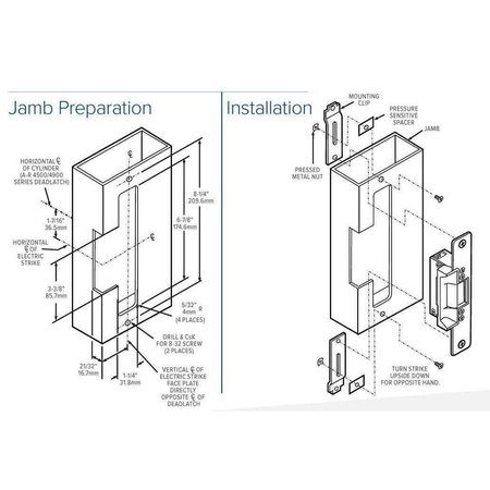 ADAMS RITE Adams Rite 7100 Series Electric Strike, 24VDC, For DeadLatches or Cylindrical Locksets wi ADR-7130-510-313-00